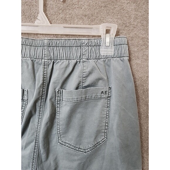 American Eagle Cargo Jogger Pants Womens 6 Gray Stretch Lyocell Blend - Picture 7 of 10